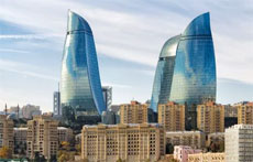 Stadtbild Aserbeidschan Baku