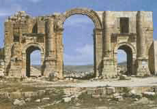 Der große Torbogen von Jerash