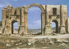 Der Hadrianbogen in Jerash