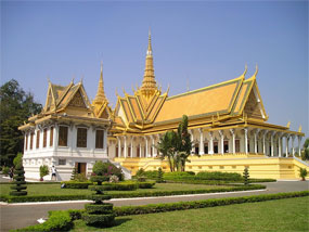 Königspalast in Kambodscha