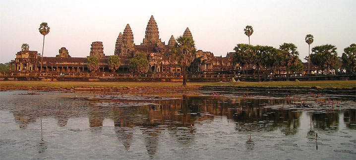 Panorama von Angkor Wat in Siem Reap, Kambodscha