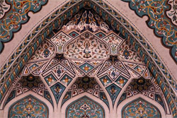 Arabeske einer Moschee im Oman