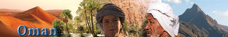 Verschiedene Motive aus dem Oman Wüste Berg Oase ein Junge und ein älterer Mann